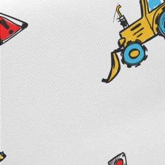 Cartoon Construction Vehicles Twill