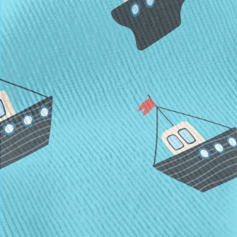 Ship Sailing On The Sea Standard Corduroy