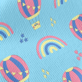 Cute Hot Air Flying In The Air Standard Corduroy