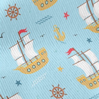 Sailboat And Anchor Standard Corduroy