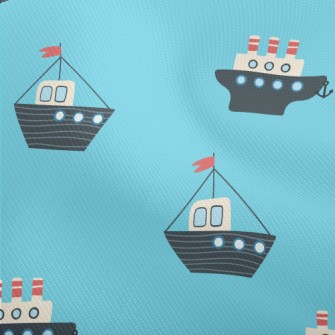 Ship Sailing On The Sea Dobby