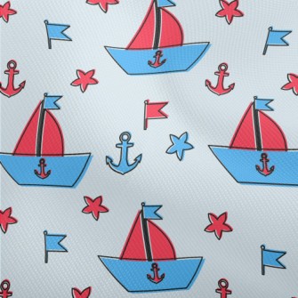 Cute Sailboat Doodle Dobby