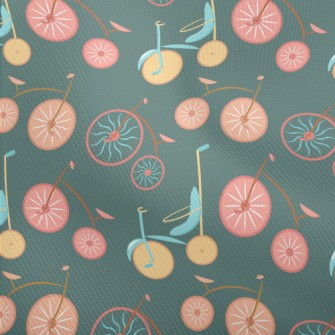 Colorful Retro Bicycle Dobby