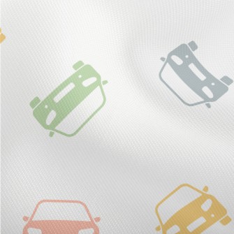Colored Car Silhouettes Dobby