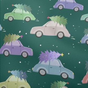 Colorful Cars And Christmas Tr Dobby