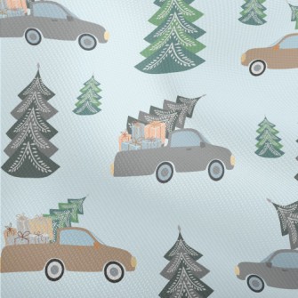 Truck And Christmas Tree With  Dobby