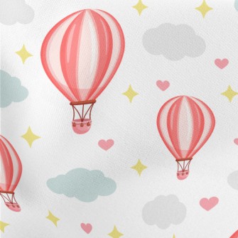 Hot Air Balloon And Love Stretch Ponte