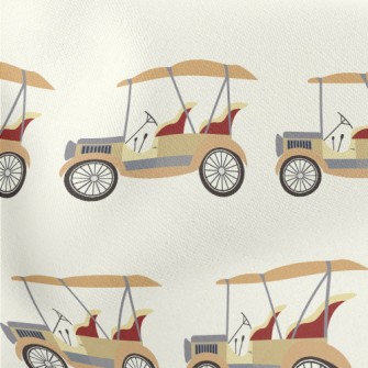 Vintage Golf Cart Stretch Ponte