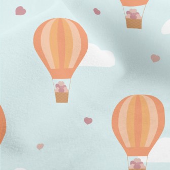 Valentine&#39;s Day Hot Air Ba Micro Fleece