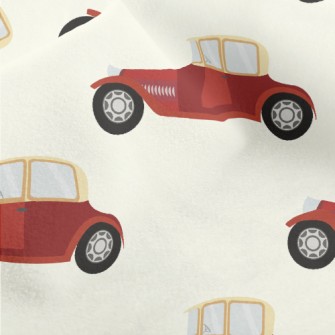 Classic Retro Cars Micro Fleece
