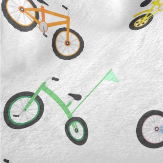 Colorful Children&#39;s Bicycl Minky