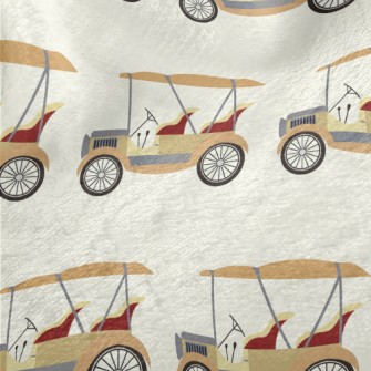 Vintage Golf Cart Minky