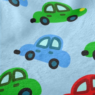 Cartoon Doodle Car Minky