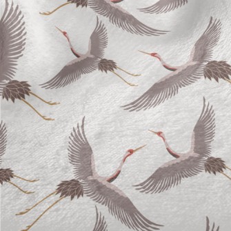 Chinese Traditional White Cran Minky