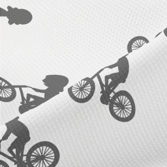 Children Riding Bicycles Silho Piqué
