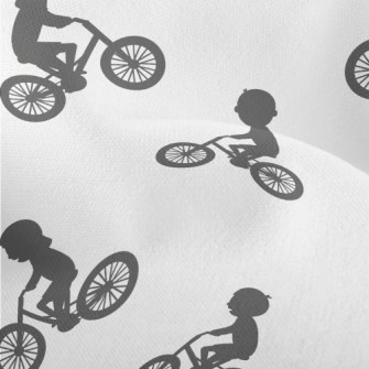 Children Riding Bicycles Silho Lightweight Performance Linen