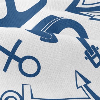 Vintage Nautical Anchor Modern Jersey