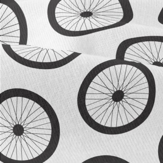 Bicycle Wheel Pattern Modern Jersey
