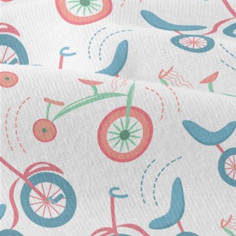 Cartoon Retro Bicycle Modern Jersey