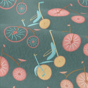 Colorful Retro Bicycle Modern Jersey