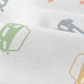 Colored Car Silhouettes Modern Jersey