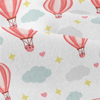 Hot Air Balloon And Love Modern Jersey