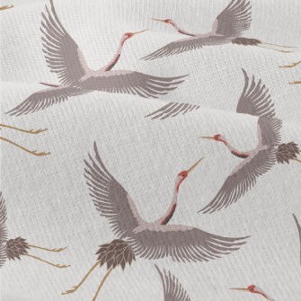 Chinese Traditional White Cran Modern Jersey