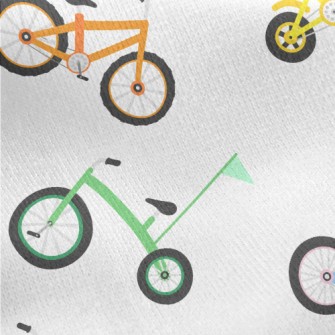 Colorful Children&#39;s Bicycl Jersey Backed Fleece