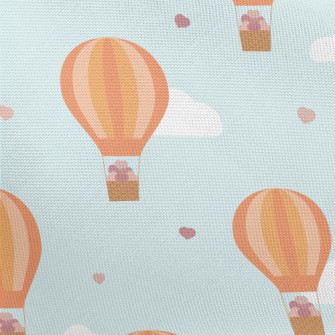 Valentine&#39;s Day Hot Air Ba Pongee