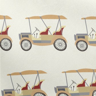 Vintage Golf Cart Pongee