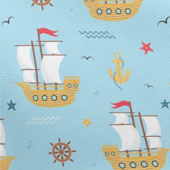 Sailboat And Anchor Pongee