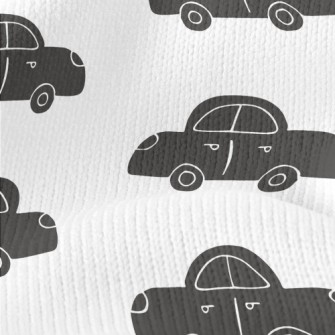Black Car Graffiti Stretch Jersey