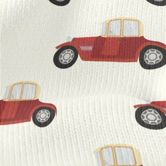 Classic Retro Cars Stretch Jersey