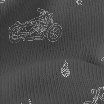Motorcycle And Helmet Stretch Jersey