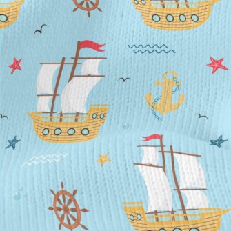 Sailboat And Anchor Stretch Jersey