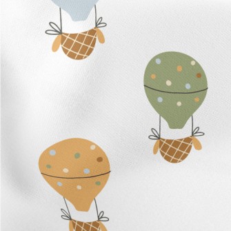 Bohemian Hot Air Balloon Lightweight Cotton Poplin