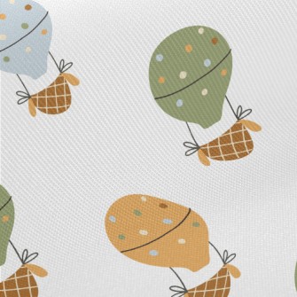 Bohemian Hot Air Balloon Midweight Cotton Poplin