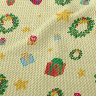 Christmas Gifts And Decoration Birdseye Piqué