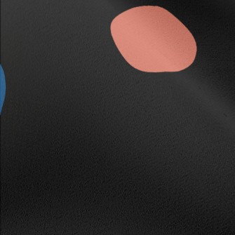 Abstract Polka Dot Pattern Chiffon