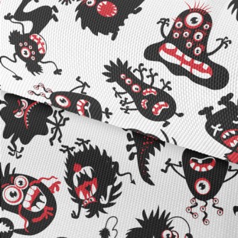 Funny Expression Monster Waterproof Oxford