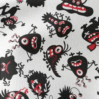 Funny Expression Monster Waterproof Canvas