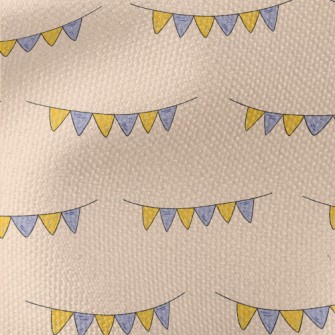 Hand Drawn Decorative Flags Waterproof Canvas