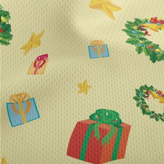 Christmas Gifts And Decoration Athletic Mesh Flat Back