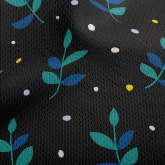 Cute Green Plants Athletic Mesh Flat Back