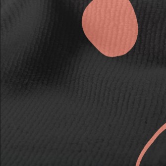 Abstract Polka Dot Pattern Terry