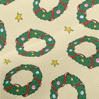 Christmas Wreath Decoration Performance Linen