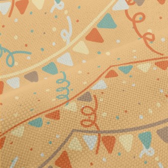 Hand Drawn Festive Decorations Performance Linen