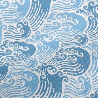 Ukiyoe Waves Performance Linen