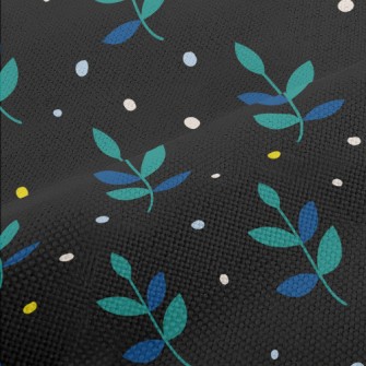Cute Green Plants Performance Linen