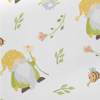 Cute Garden Gnome Twill